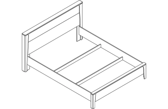 Кровать Мальта 140, полутораспальная, таксония