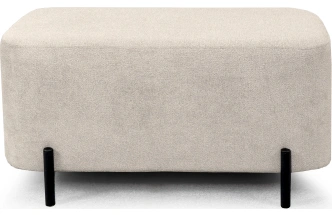 Банкетка Портленд, мягкая, на ножках, ткань торонто бежевый