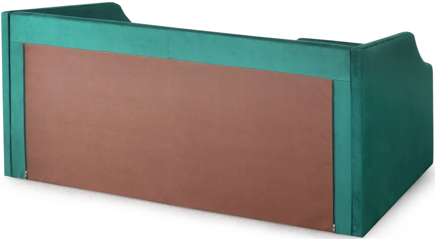 Кровать односпальная Дрим СТАНДАРТ, велюр Мора зеленый