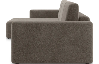 Диван угловой трехместный Дарио, модель 144, OVIS 30 (коричневый)