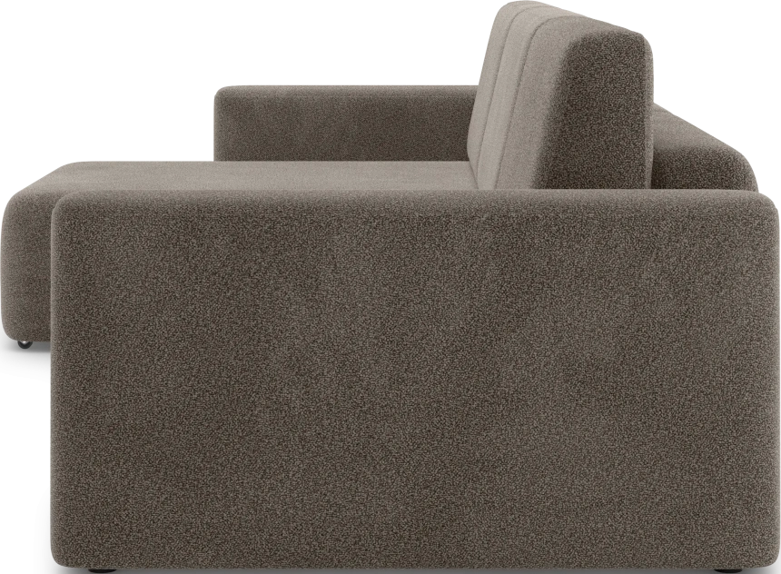 Диван угловой трехместный Дарио, модель 144, OVIS 30 (коричневый)