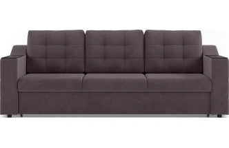 Диван прямой трехместный Невада, модель 020, Omega 24 (коричневый)