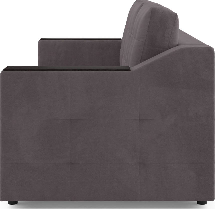 Диван прямой трехместный Невада, модель 020, Omega 24 (коричневый)