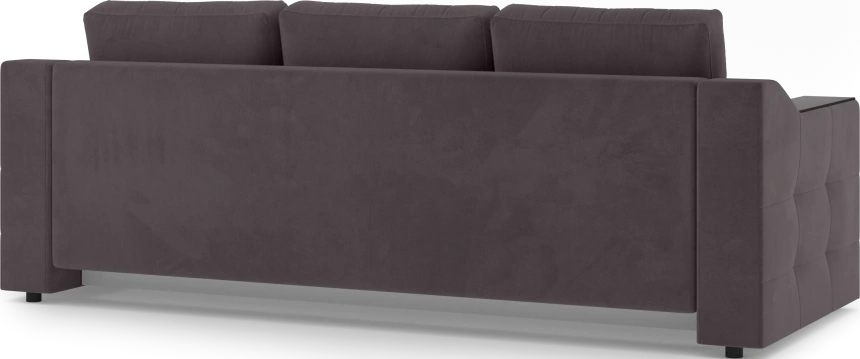 Диван прямой трехместный Невада, модель 020, Omega 24 (коричневый)