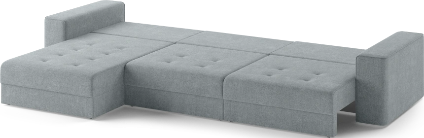 Диван угловой трехместный Конте, модель 036, Danco 995 (серый)