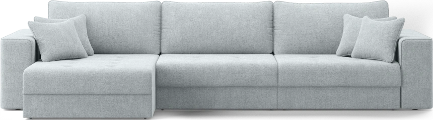 Диван угловой трехместный Конте, модель 036, Danco 995 (серый)