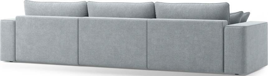 Диван угловой трехместный Конте, модель 036, Danco 995 (серый)