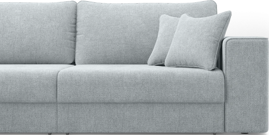 Диван угловой трехместный Конте, модель 036, Danco 995 (серый)