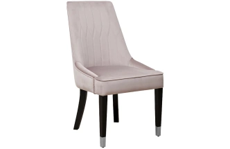 Стул Elegante, мягкий, велюр, жемчужно-серый Colt1001