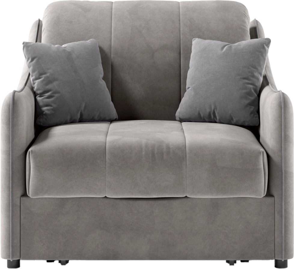 Кресло-кровать Дели 80, модель 032, Ultra Dove / Ultra Grey (бежевый)