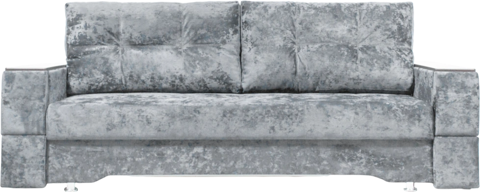 Диван прямой Атлант 2, ткань Kioto dove, декор Венге