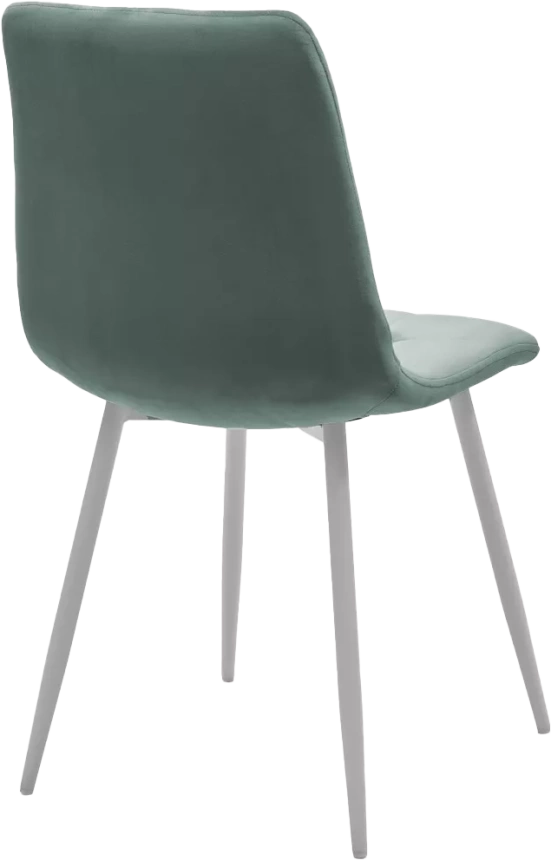 Стул Bari, мягкий, UF910-15 light green, велюр, белый каркас