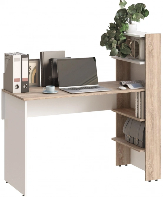 Компьютерный стол Арлет, сонома / белый
