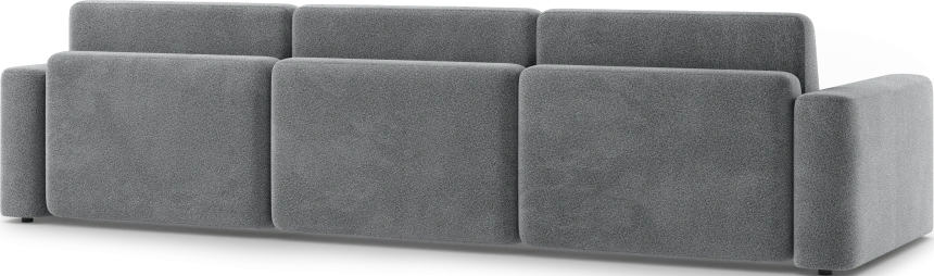 Диван прямой трехместный Дарио, модель 144, OVIS 83 (темно-серый)