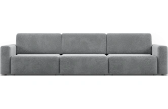 Диван прямой трехместный Дарио, модель 144, OVIS 83 (темно-серый)