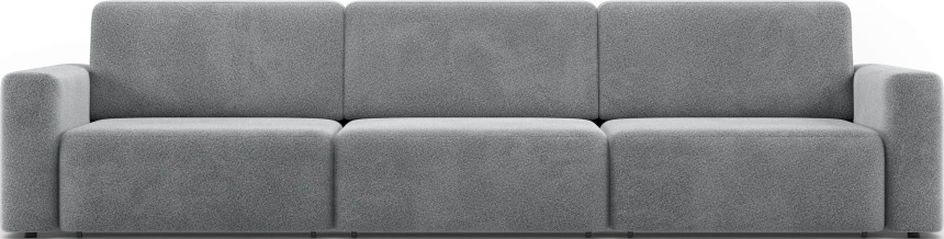 Диван прямой трехместный Дарио, модель 144, OVIS 83 (темно-серый)