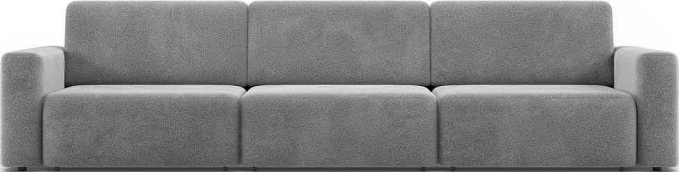 Диван прямой трехместный Дарио, модель 144, OVIS 83 (темно-серый)