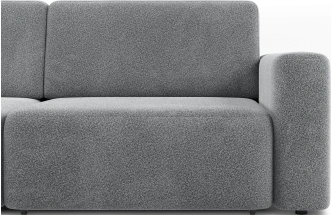 Диван прямой трехместный Дарио, модель 144, OVIS 83 (темно-серый)