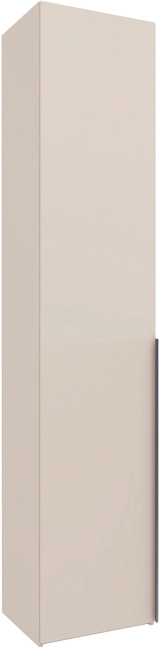 Шкаф одностворчатый Луара 10, с полками, кашемир серый