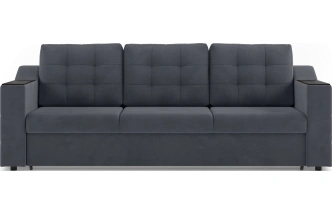 Диван прямой трехместный Невада, модель 020, Omega 32 (темно-серый)