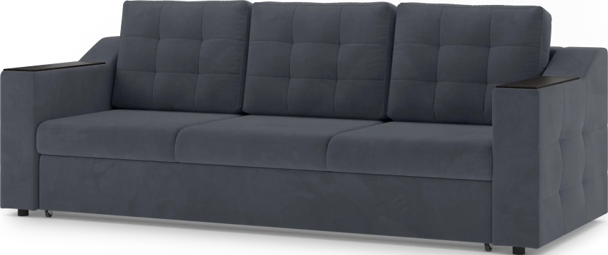 Диван прямой трехместный Невада, модель 020, Omega 32 (темно-серый)