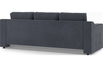Диван прямой трехместный Невада, модель 020, Omega 32 (темно-серый)