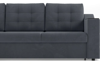 Диван прямой трехместный Невада, модель 020, Omega 32 (темно-серый)