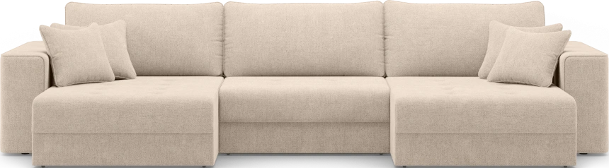 Диван П-образный трехместный Конте, модель 036, Danco 130 (бежевый)