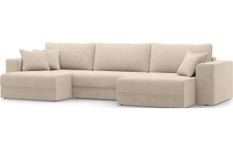 Диван П-образный трехместный Конте, модель 036, Danco 130 (бежевый)