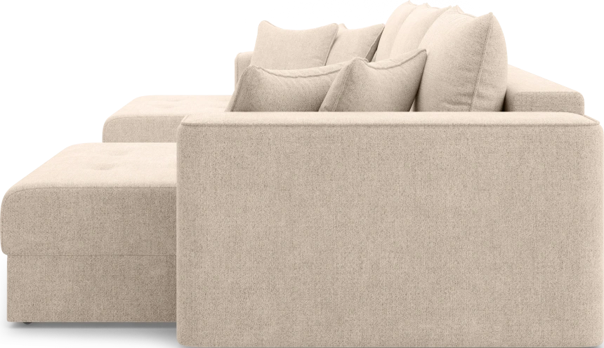 Диван П-образный трехместный Конте, модель 036, Danco 130 (бежевый)