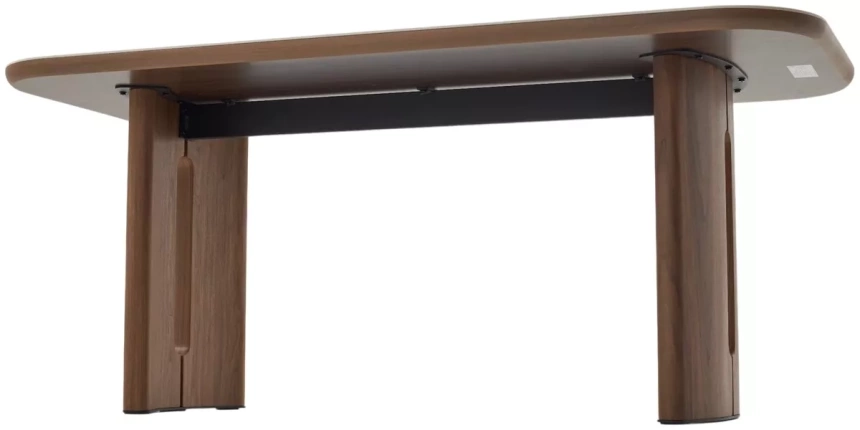 Кухонный стол Bark 180, цвет CA035, керамика, орех