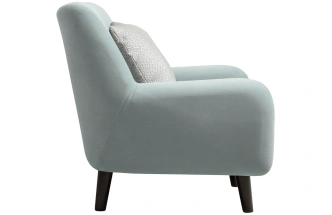 Кресло для отдыха Дакота, Beverly Light Blue (ментоловый), Marcello-5 1327 A1 Colour 19