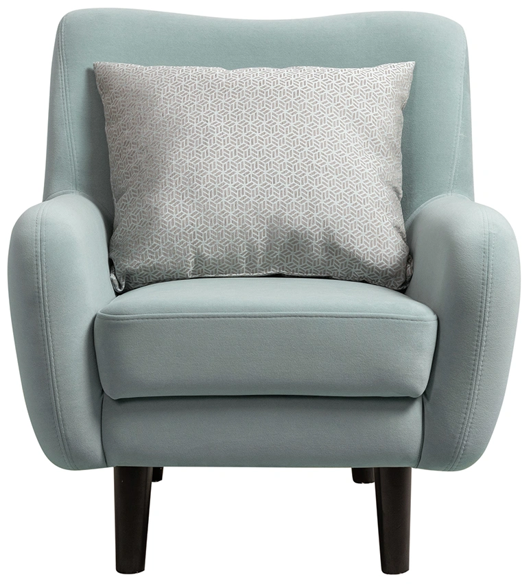 Кресло для отдыха Дакота, Beverly Light Blue (ментоловый), Marcello-5 1327 A1 Colour 19