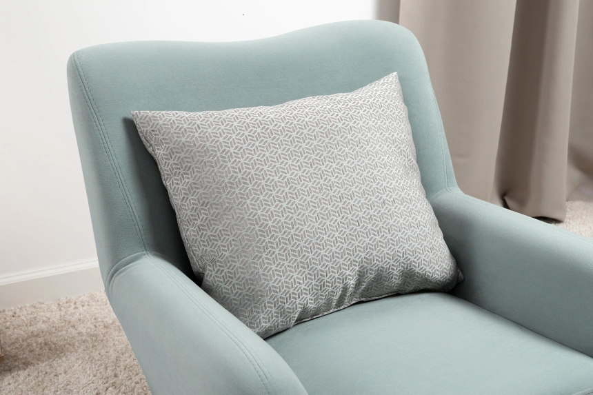 Кресло для отдыха Дакота, Beverly Light Blue (ментоловый), Marcello-5 1327 A1 Colour 19