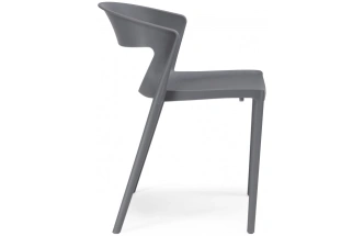 Стул Градно, пластиковый, серый