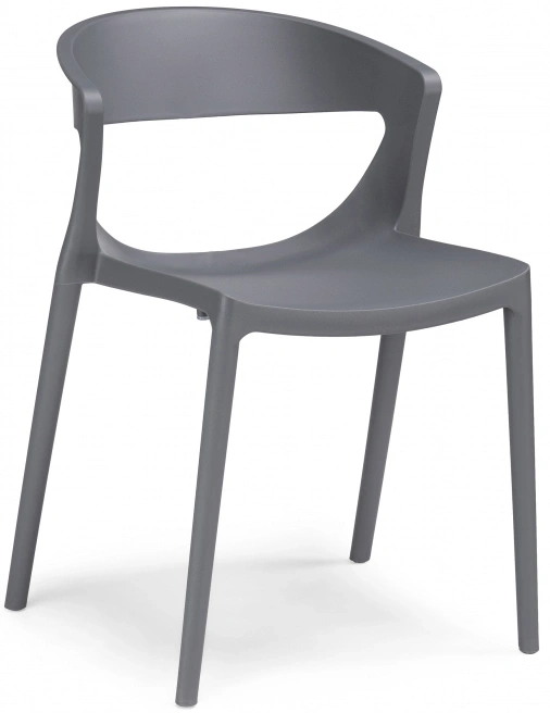 Стул Градно, пластиковый, серый