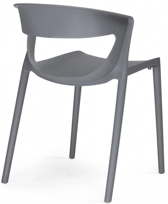 Стул Градно, пластиковый, серый