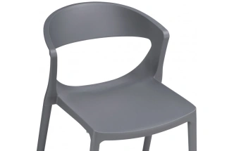 Стул Градно, пластиковый, серый