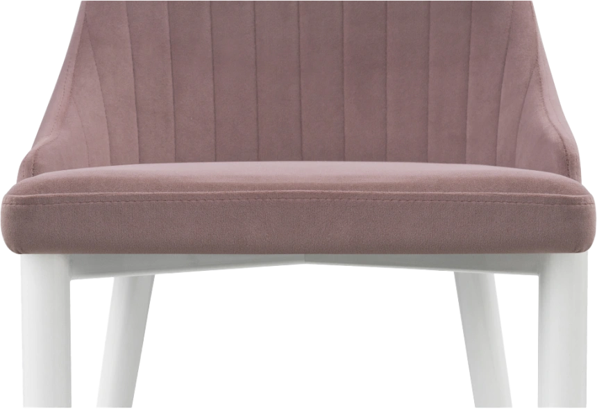 Стул Kora, на металлокаркасе, white / light purple