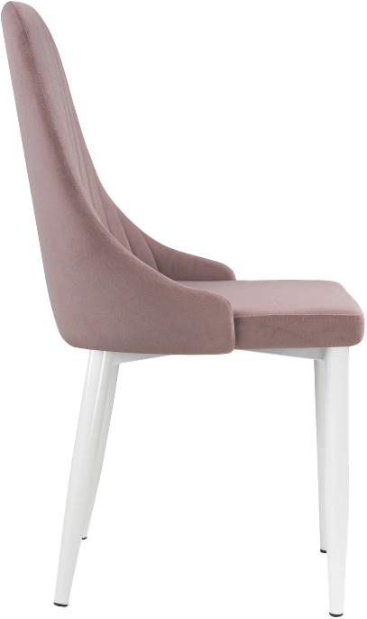 Стул Kora, на металлокаркасе, white / light purple