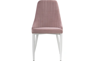 Стул Kora, на металлокаркасе, white / light purple
