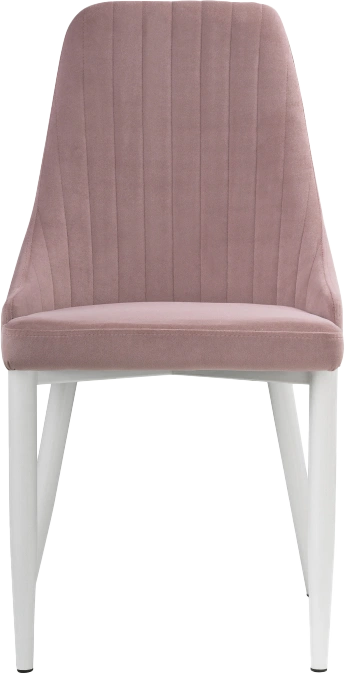 Стул Kora, на металлокаркасе, white / light purple