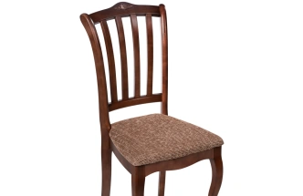 Стул Виньетта, деревянный, орех / мерц белый люкс