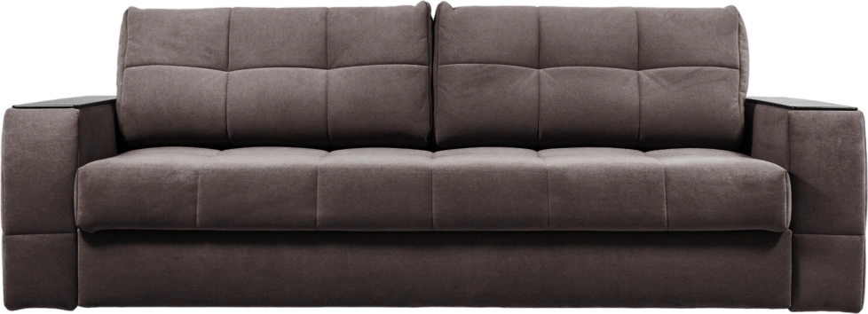 Диван прямой Сиэтл, ткань Lamb vision, декор Структурный Кофе