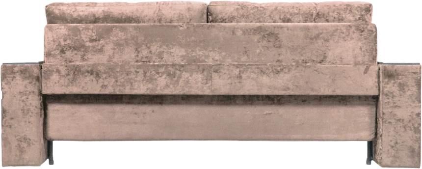 Диван прямой Атлант 2, ткань Kioto rose, декор венге