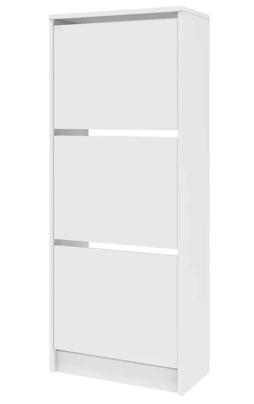 Тумба для обуви Лофт, 3 фасада 54x134,7x28, Белый