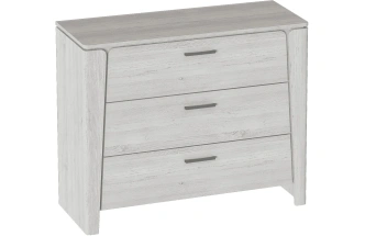 Комод Мальта, с 3-мя ящиками, дуб винтерберг