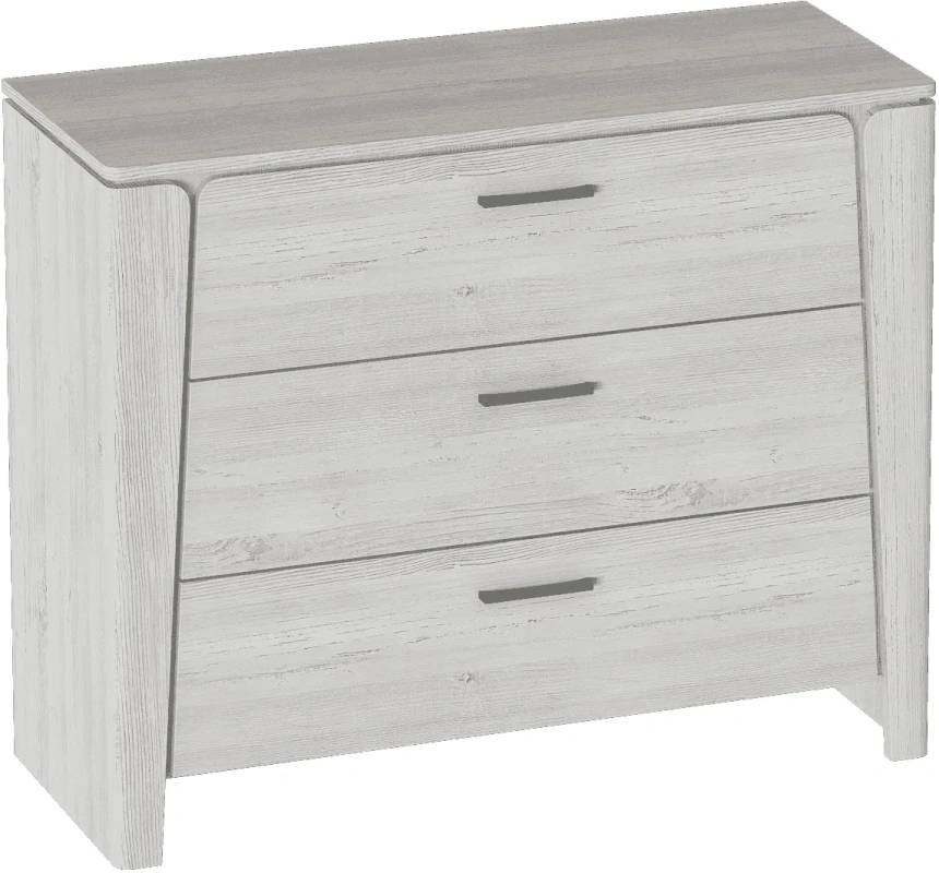 Комод Мальта, с 3-мя ящиками, дуб винтерберг