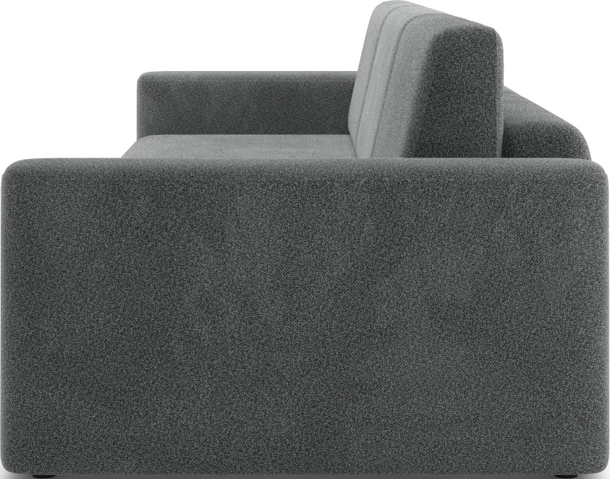 Диван прямой трехместный Дарио, модель 144, OVIS 86 (графитовый)
