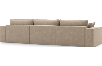 Диван П-образный трехместный Конте, модель 036, Danco 290 (коричневый)